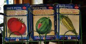 Vintage seed packets, Kilby Farm, Harrison Mills, B.C.